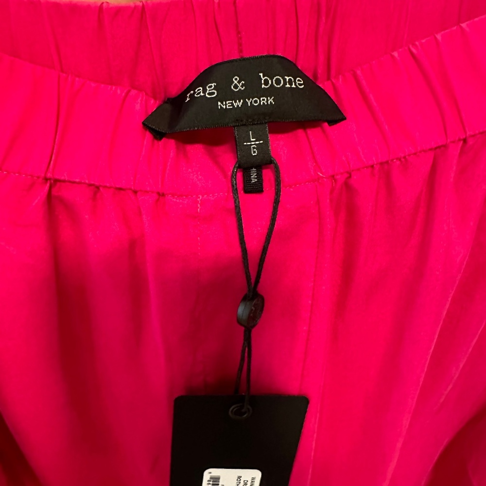 Rag & Bone Dragon Fruit Roth Silk Jogger